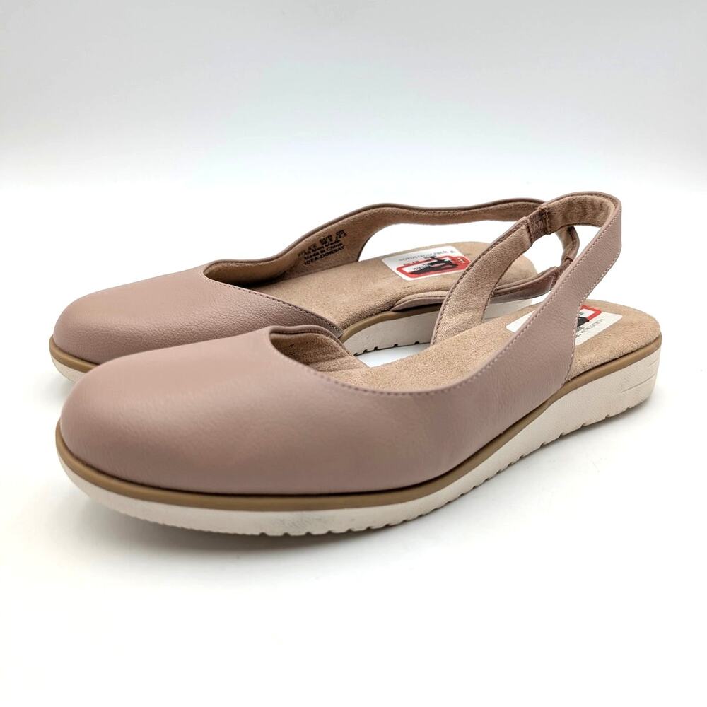 Soul Naturalizer Idea Dorsay Slingback Flats Women's Blush Pink Size US8W EU38.5